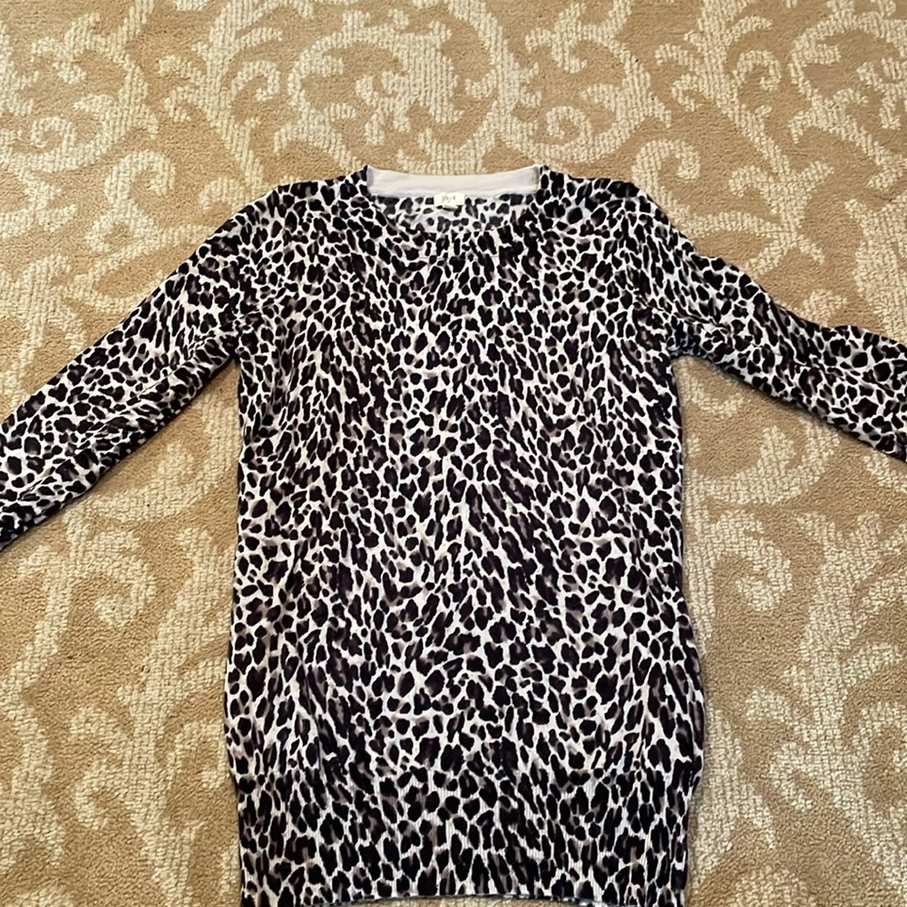 Jcrew Leopard sweater, size XS